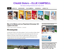 Tablet Screenshot of chicklitsisters.com